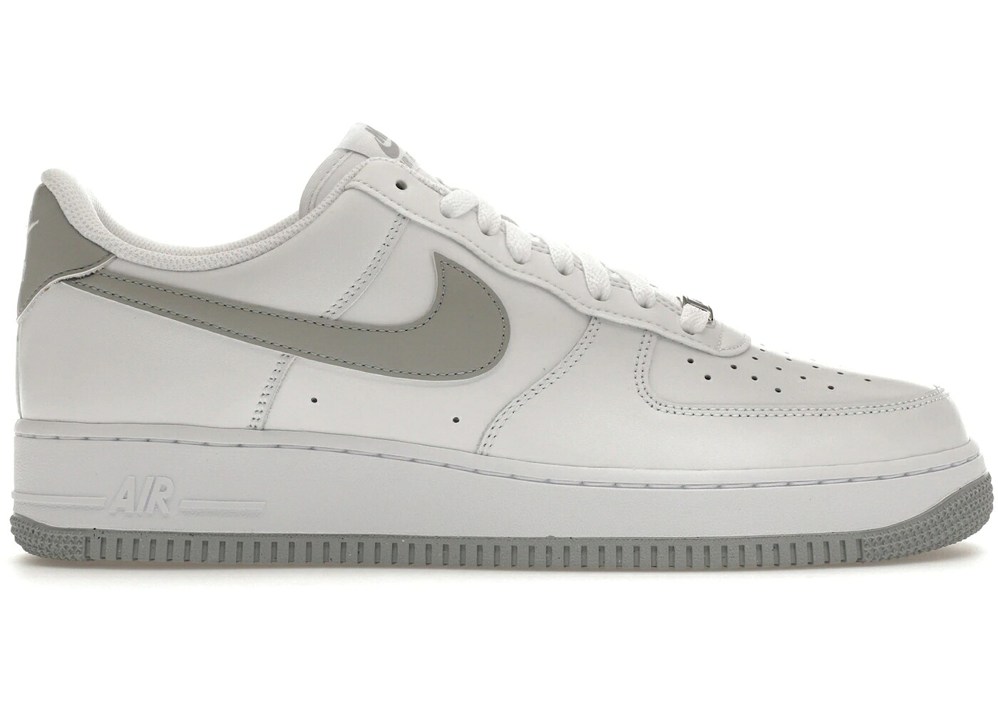 ナイキ 白色 ホワイト 灰色 グレー エアフォース '07 スニーカー メンズ NIKE AIR FORCE 1 LOW WHITE LIGHT SMOKE GREY / WHITE WHITE LIGHT SMOKE GREY