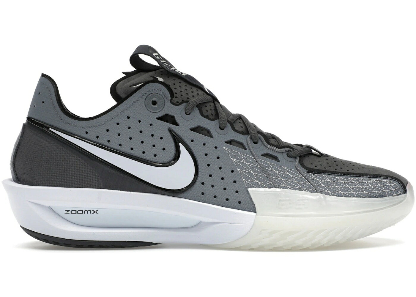 ナイキ ズーム クール 灰色 グレー スニーカー メンズ NIKE AIR ZOOM GT CUT 3 HUSTLE / COOL GREY FOOTBALL GREY SAIL