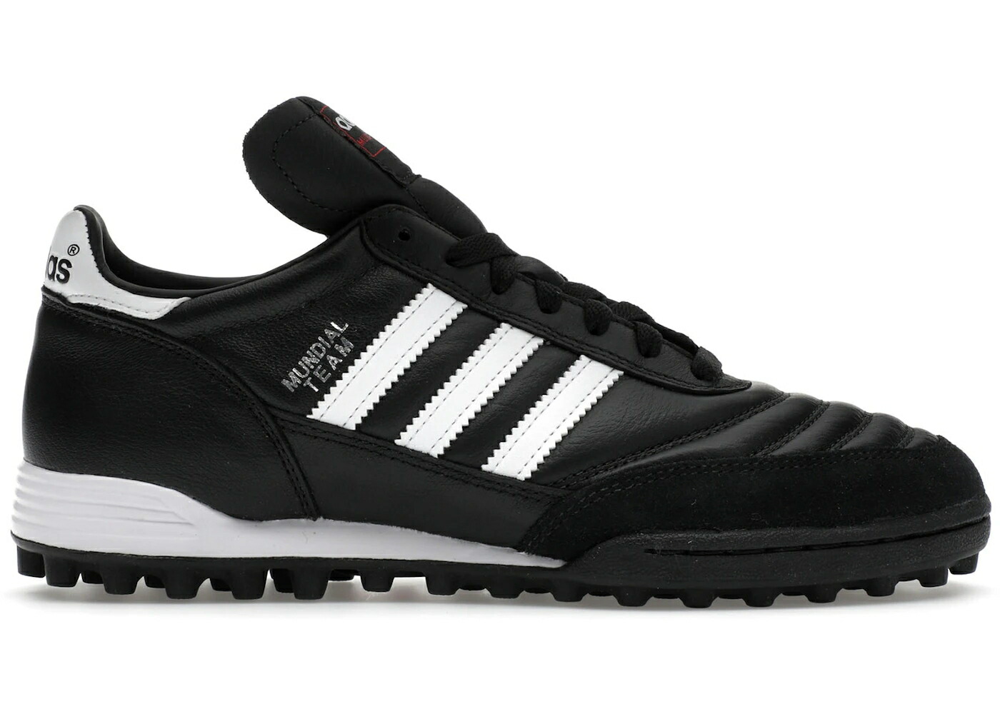 アディダス チーム 黒色 ブラック 白色 ホワイト 赤 レッド スニーカー メンズ ADIDAS MUNDIAL TEAM BLACK CLOUD WHITE / BLACK CLOUD WHITE RED