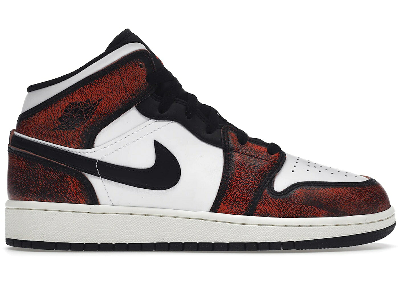 ナイキ ジョーダン ミッド シカゴ 黒色 ブラック 白色 ホワイト ジュニア キッズ JORDAN 1 MID WEAR-AWAY CHICAGO (GS) / BLACK WHITE SAIL INFRARED 23 ベビー マタニティ スニーカー