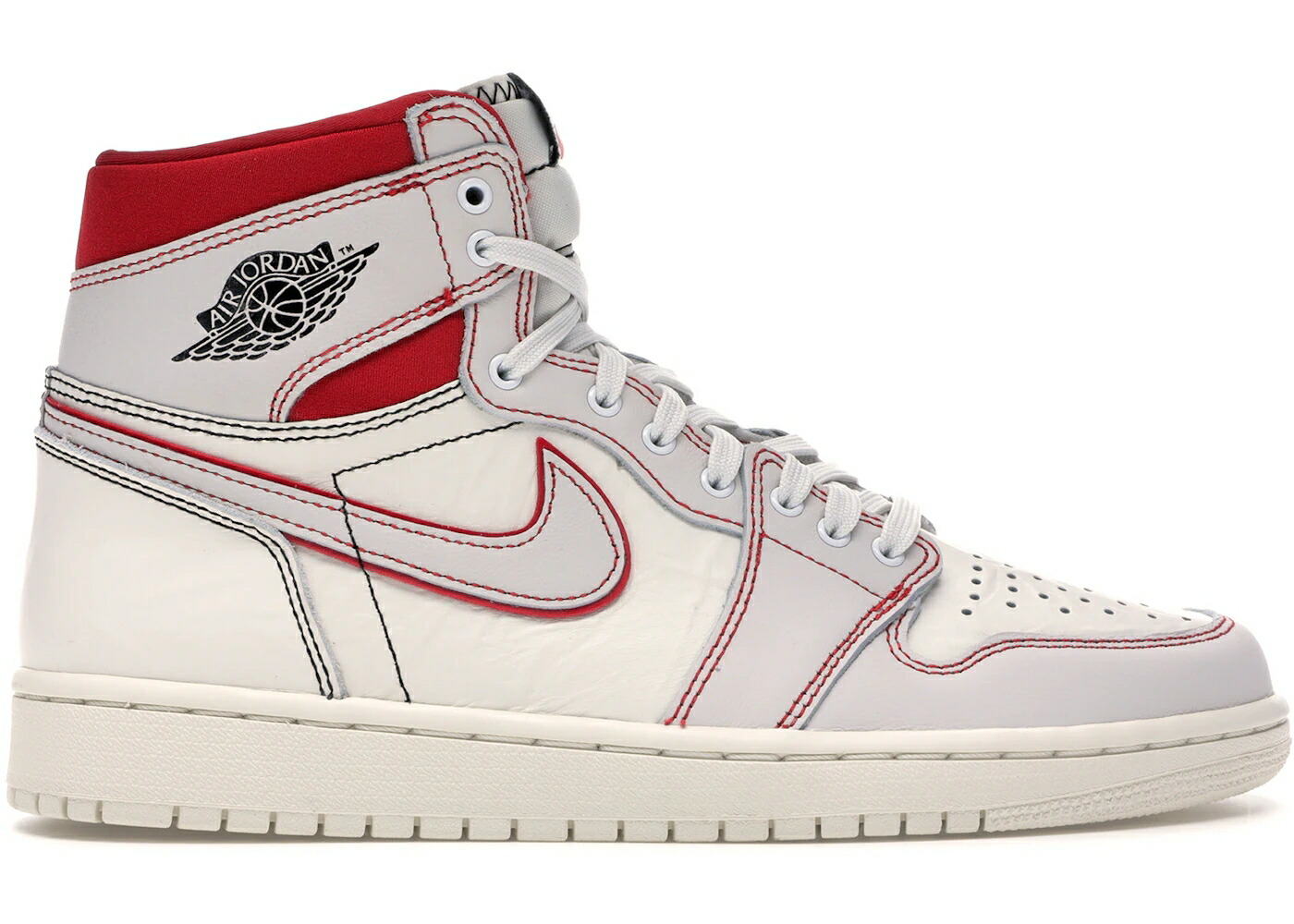 ナイキ ジョーダン ハイ 赤 レッド 黒色 ブラック スニーカー メンズ JORDAN 1 RETRO HIGH PHANTOM GYM RED / SAIL BLACK PHANTOM GYM RED