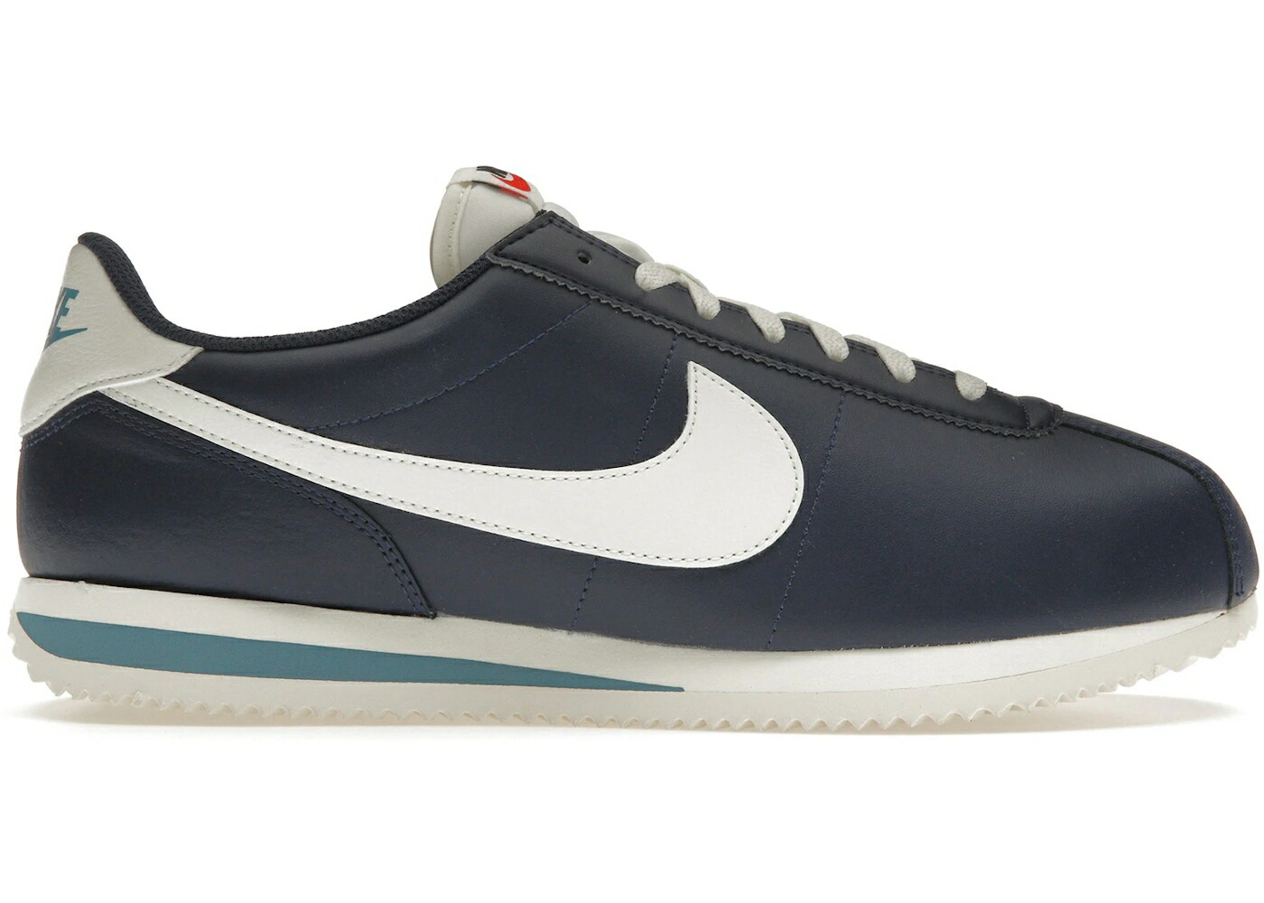 ナイキ コルテッツ 紺色 ネイビー アクア スニーカー メンズ NIKE CORTEZ MIDNIGHT NAVY / MIDNIGHT NAVY SAIL NOISE AQUA
