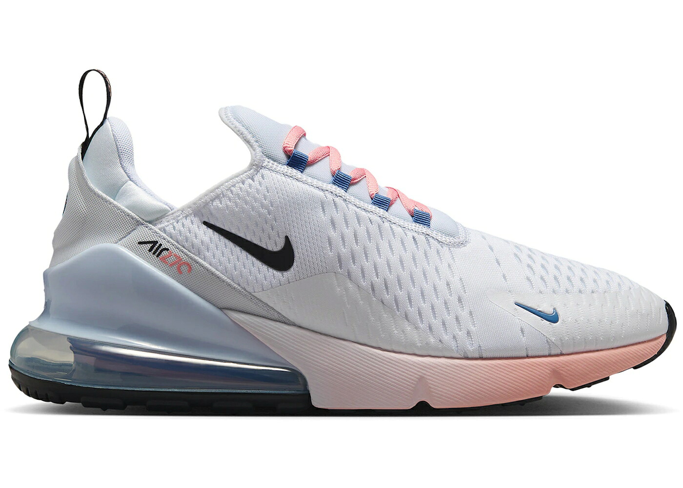 ナイキ マックス ワシントン ナショナルズ 白色 ホワイト ピンク 青色 ブルー エアマックス スニーカー メンズ NIKE AIR MAX 270 WASHINGTON NATIONALS / WHITE PINK BLUE