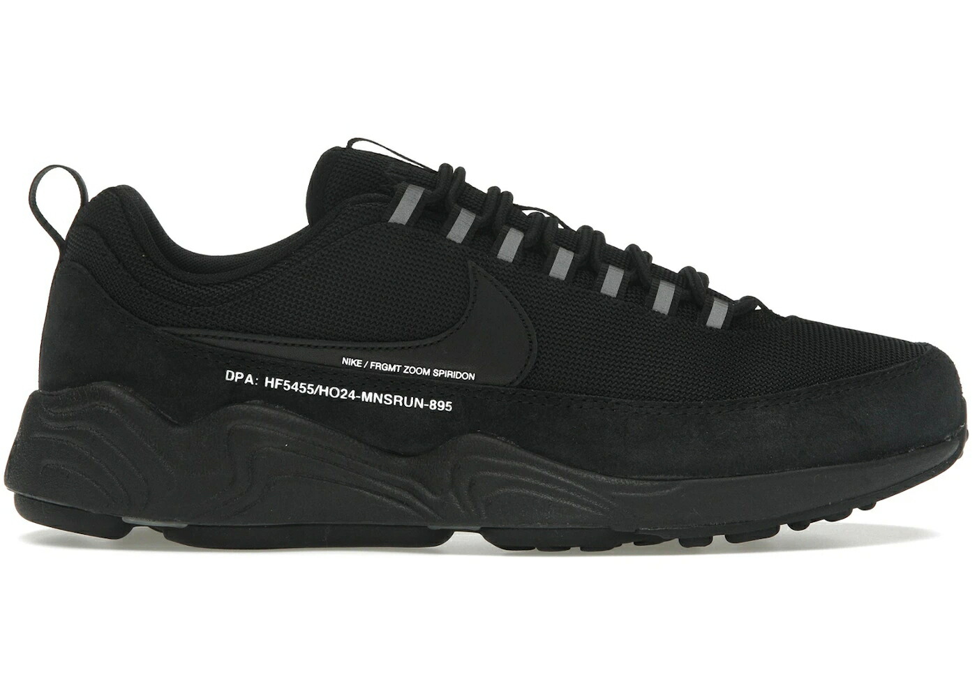 ナイキ ズーム 黒色 ブラック スニーカー メンズ NIKE AIR ZOOM SPIRIDON FRAGMENT DESIGN BLACK / BLACK BLACK BLACK