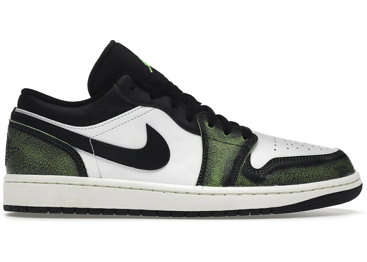 ナイキ ジョーダン 緑 グリーン 黒色 ブラック スニーカー メンズ JORDAN 1 LOW WEAR AWAY ELECTRIC GREEN / BLACK ELECTRIC GREEN|スニケス