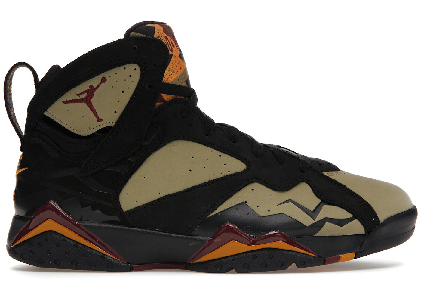 ナイキ ジョーダン 黒色 ブラック オリーブ 赤 レッド スニーカー メンズ JORDAN 7 RETRO BLACK OLIVE / BLACK CHERRYWOOD RED NEUTRAL