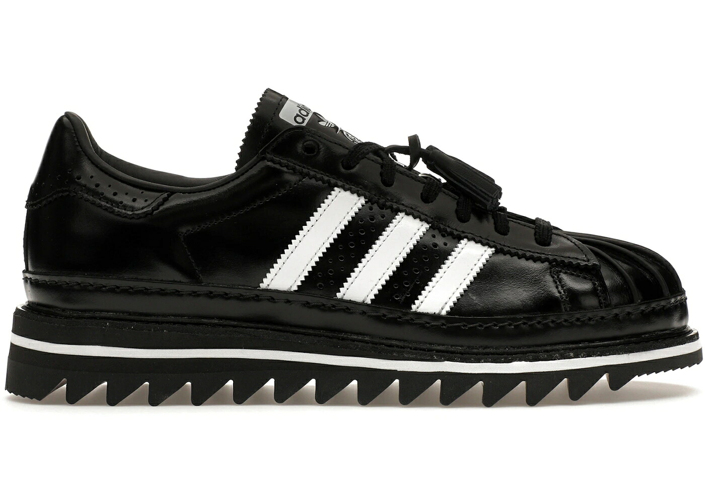 アディダス はやりっ子 クロット 黒いこと 黒いこと 中核グループ 白いこと 白いこと スニーカー メンズ ADIDAS SUPERSTAR CLOT BY EDISON CHEN BLACK / CORE BLACK CLOUD WHITE CORE