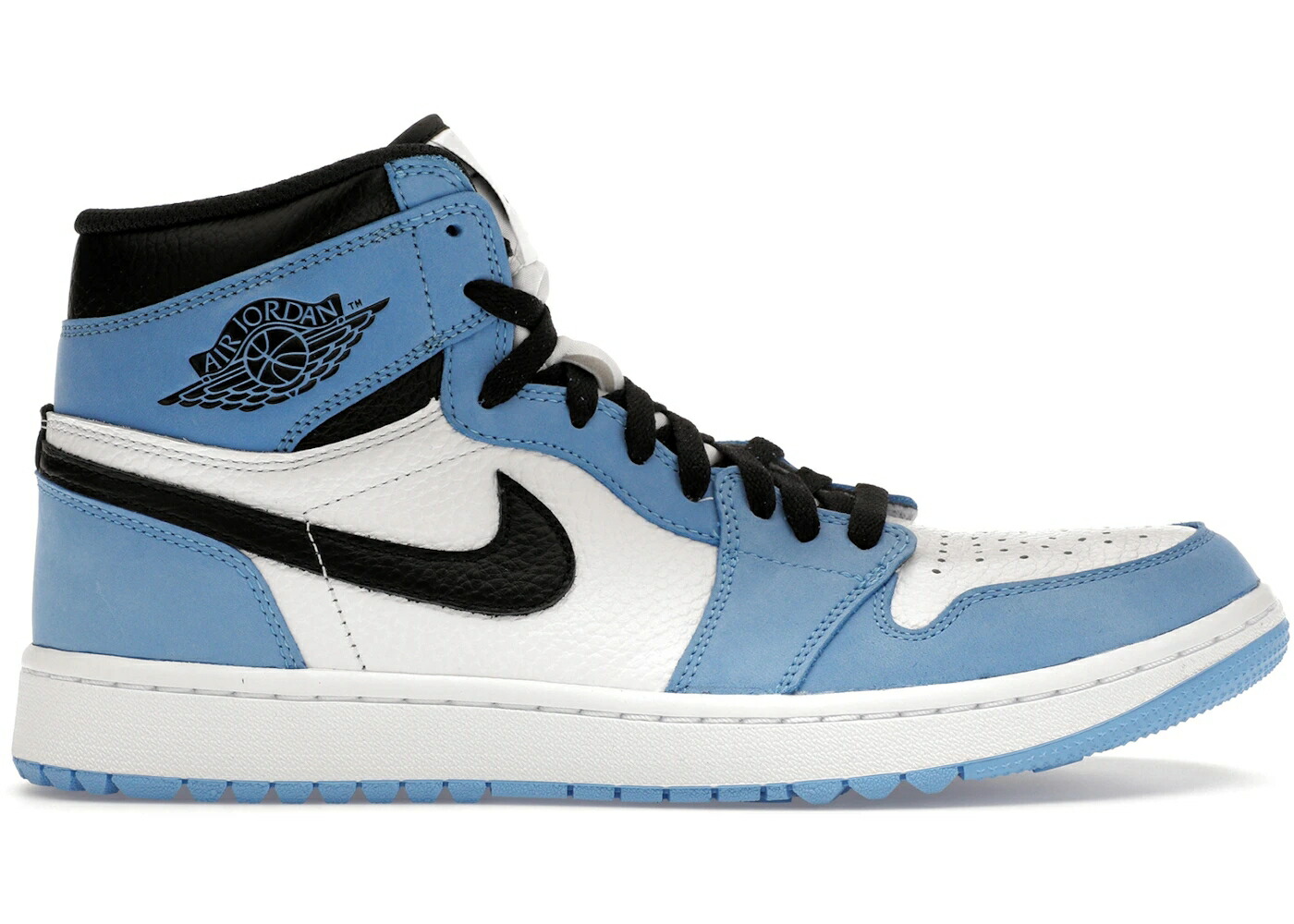 ナイキ ジョーダン ハイ ゴルフ 青色 ブルー 黒色 ブラック 白色 ホワイト スニーカー メンズ JORDAN 1 RETRO HIGH GOLF UNIVERSITY BLUE / UNIVERSITY BLUE BLACK WHITE