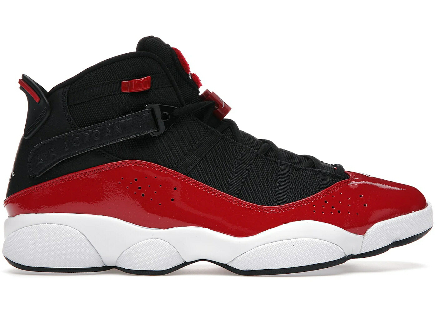 ナイキ ジョーダン リング 黒色 ブラック 赤 レッド 白色 ホワイト スニーカー メンズ JORDAN 6 RINGS BLACK GYM RED WHITE / BLACK GYM RED WHITE