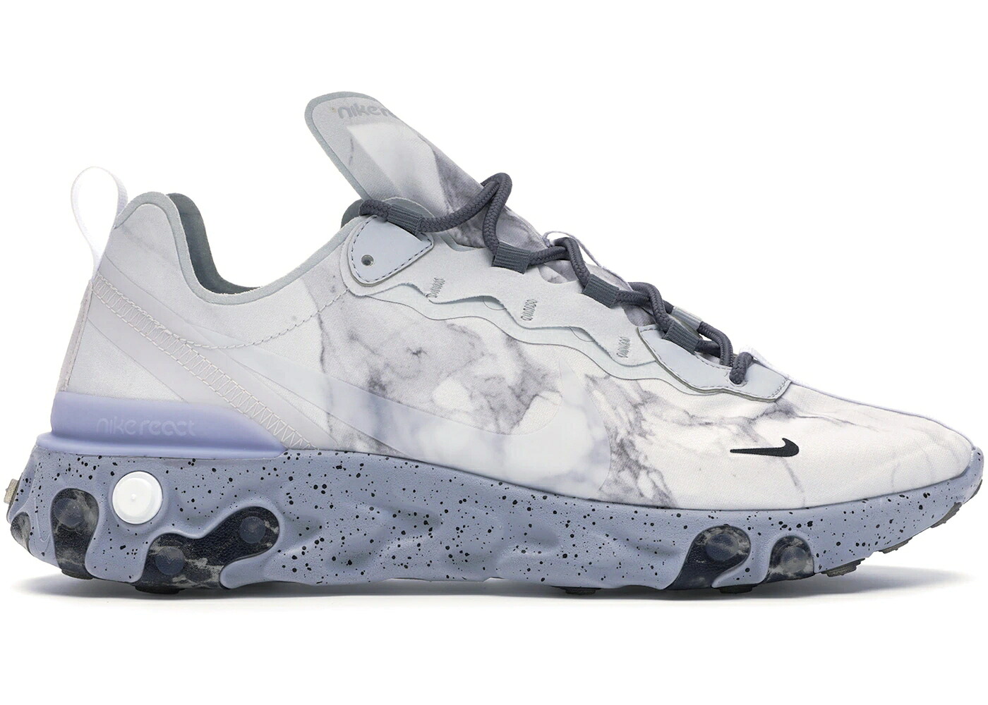 ナイキ リアクト 化学元素 白いこと 白いこと 黒いこと 黒いこと スニーカー メンズ NIKE REACT ELEMENT 55 KENDRICK LAMAR / ANTHRACITE WHITE BLACK