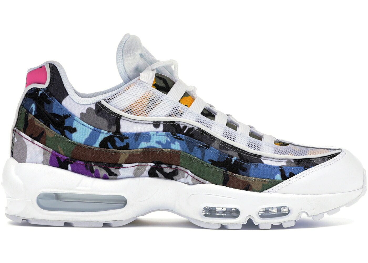 ナイキ マックス 白いこと 白いこと 大気圏マックス スニーカー メンズ NIKE AIR MAX 95 ERDL PARTY WHITE / WHITE MULTI COLOR