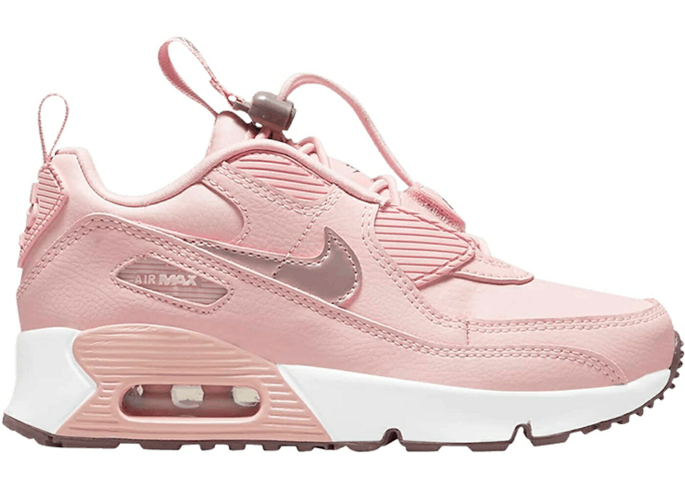 ナイキ マックス ピンク 紫 バイオレット 白色 ホワイト エアマックス ジュニア キッズ NIKE AIR MAX 90 TOGGLE PINK GLAZE (PS) / PINK GLAZE VIOLET ORE WHITE PINK ベビー マタニティ スニーカー