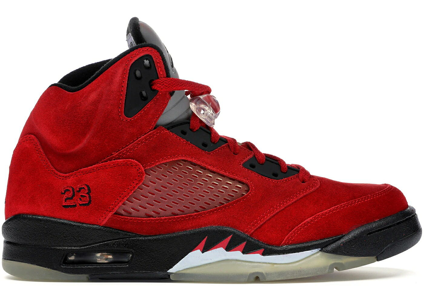 ナイキ ジョーダン 赤 赤いこと スエードクロス スウェード 黒いこと 黒いこと スニーカー メンズ JORDAN 5 RETRO DMP RAGING BULL RED SUEDE / VARSITY RED BLACK