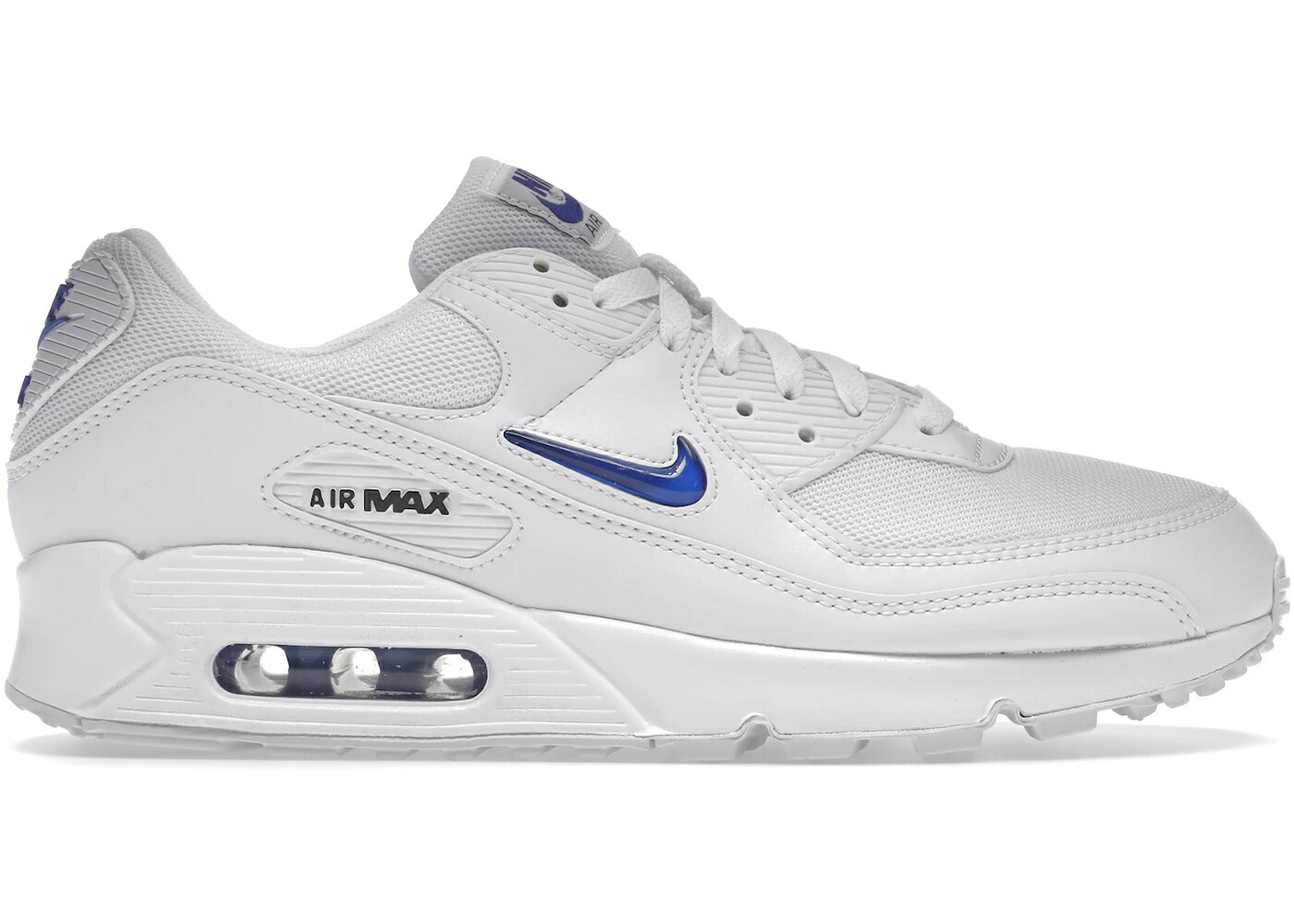 ナイキ マックス 白いこと 白いこと 大気圏マックス スニーカー メンズ NIKE AIR MAX 90 JEWEL WHITE ROYAL / WHITE ROYAL