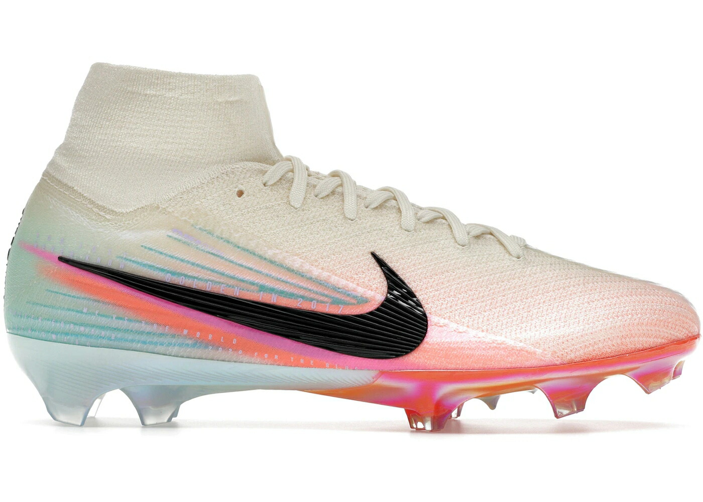 ナイキ 望遠レンズ エリート 象牙色 黒いこと 黒いこと スニーカー メンズ NIKE ZOOM MERCURIAL SUPERFLY 10 ELITE FG SAM KERR BE WHO YOU ARE / PALE IVORY BLACK メンズ靴-靴