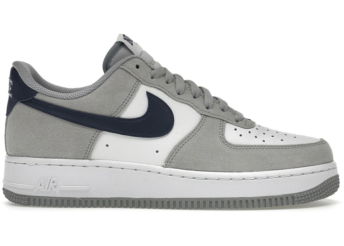 ナイキ 灰色 グレー 紺色 ネイビー エアフォース '07 スニーカー メンズ NIKE AIR FORCE 1 LOW LIGHT SMOKE GREY MIDNIGHT NAVY / LIGHT SMOKE GREY MIDNIGHT NAVY｜スニケス