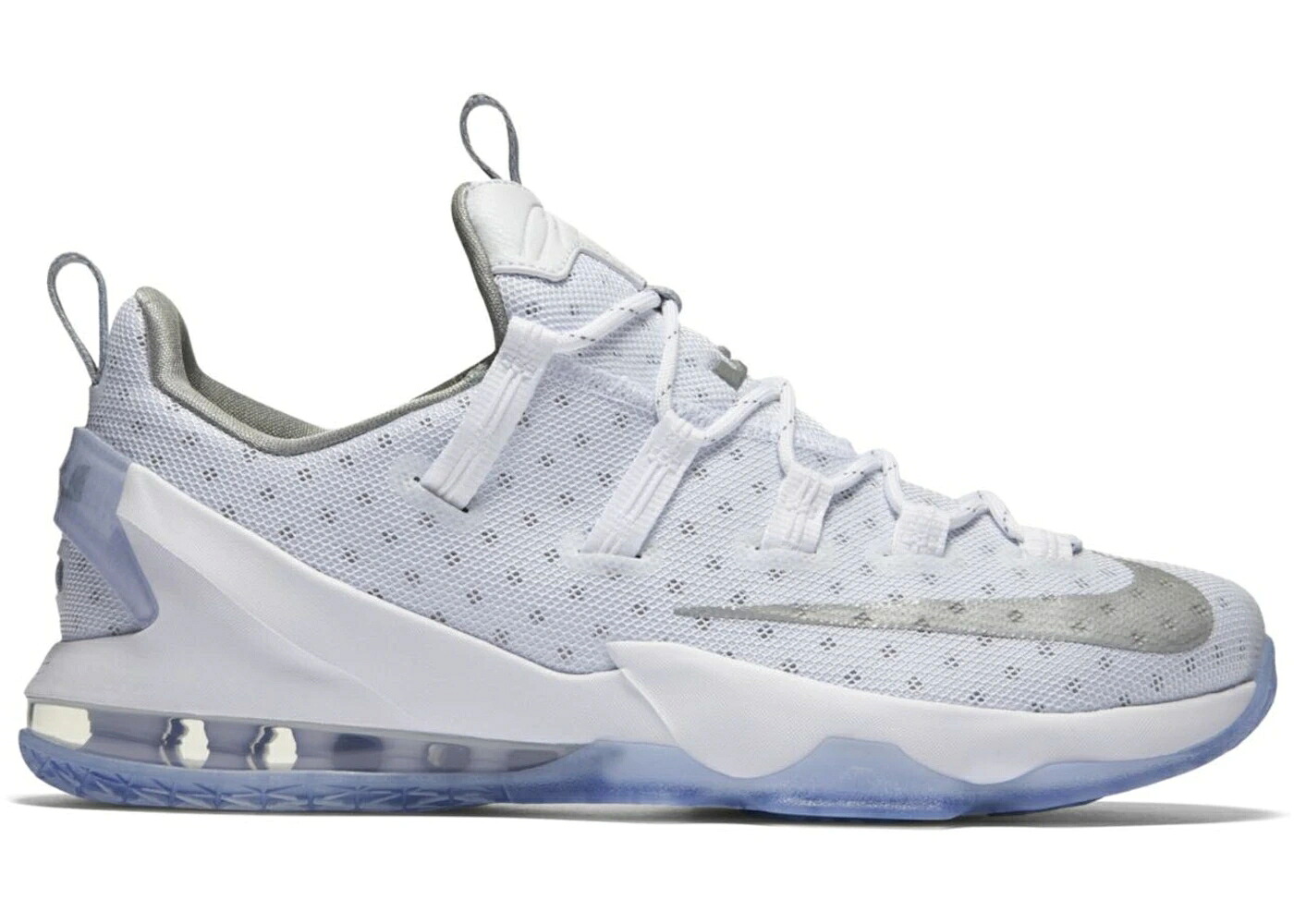 ナイキ レブロン サー青少年 しろがね色 しろがね色 白いこと 白いこと スニーカー メンズ NIKE LEBRON 13 LOW METALLIC SILVER / WHITE METALLIC SILVER LIGHT IRON