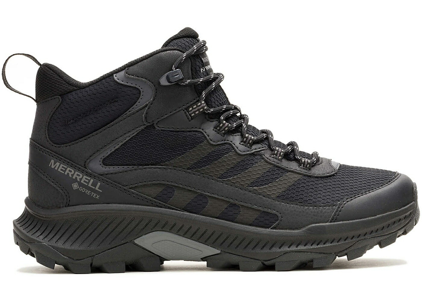 メレル 素早さ ストライク ミッド ゴアテックス 黒いこと 黒いこと スニーカー メンズ MERRELL SPEED STRIKE 2 MID GORE-TEX BLACK /