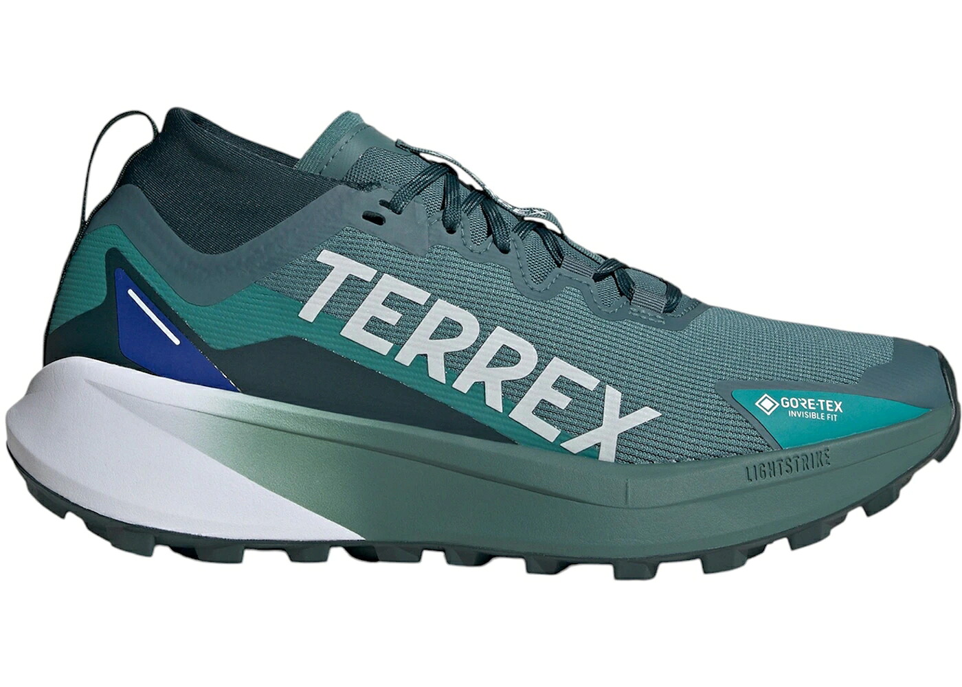 アディダス ゴアテックス 白いこと 白いこと 青み 青色 スニーカー メンズ ADIDAS TERREX AGRAVIC GORE-TEX TRAIL PRELOVED TEAL CLOUD WHITE SEMI LUCID BLUE / PRELOVED TEAL CLOUD WHITE SEMI