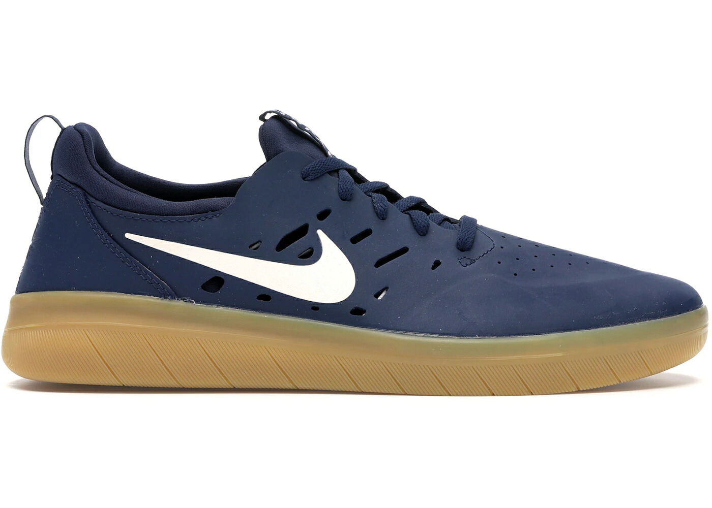 ナイキ エスビー 無償性 紺色 米国海軍 スニーカー メンズ NIKE SB NYJAH FREE NAVY GUM / MIDNIGHT NAVY MIDNIGHT NAVY GUM