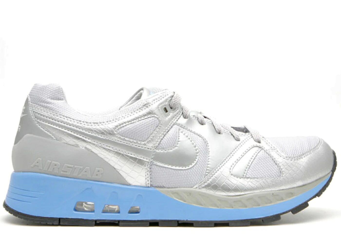 ナイキ プレミアム 銀色 シルバー スニーカー メンズ NIKE AIR STAB PREMIUM METALLIC SILVER / METALLIC SILVER METTALIC SILVER｜スニケス