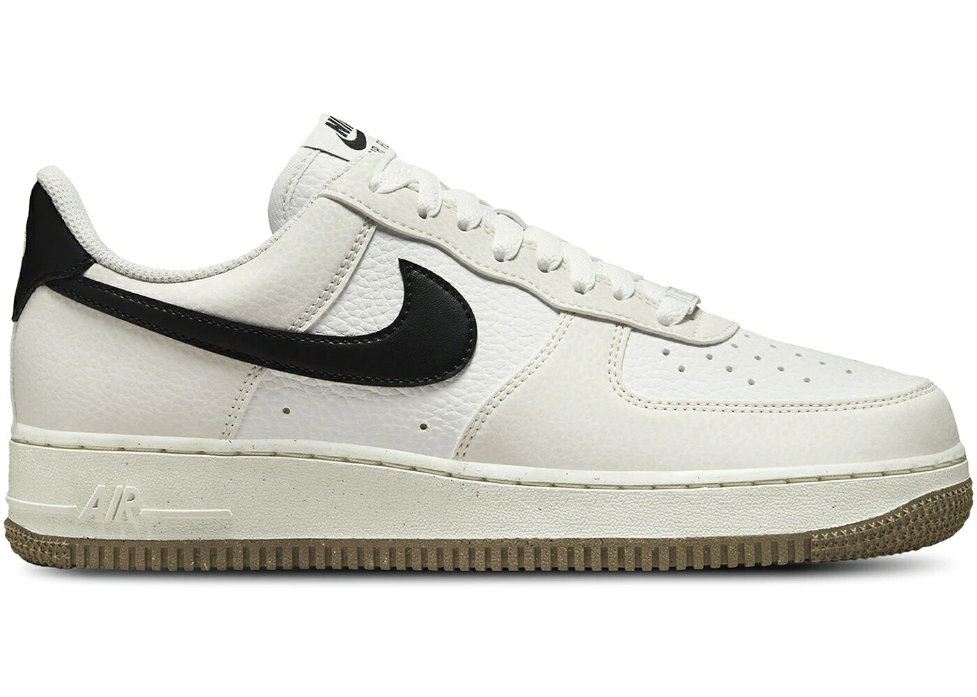 ナイキ 白色 ホワイト 黒色 ブラック カーキ エアフォース '07 WOMEN'S スニーカー レディース NIKE AIR FORCE 1 LOW NEXT NATURE SUMMIT WHITE BLACK KHAKI (WOMEN'S) / SUMMIT WHITE BLACK KHAKI PHANTOM｜スニケス
