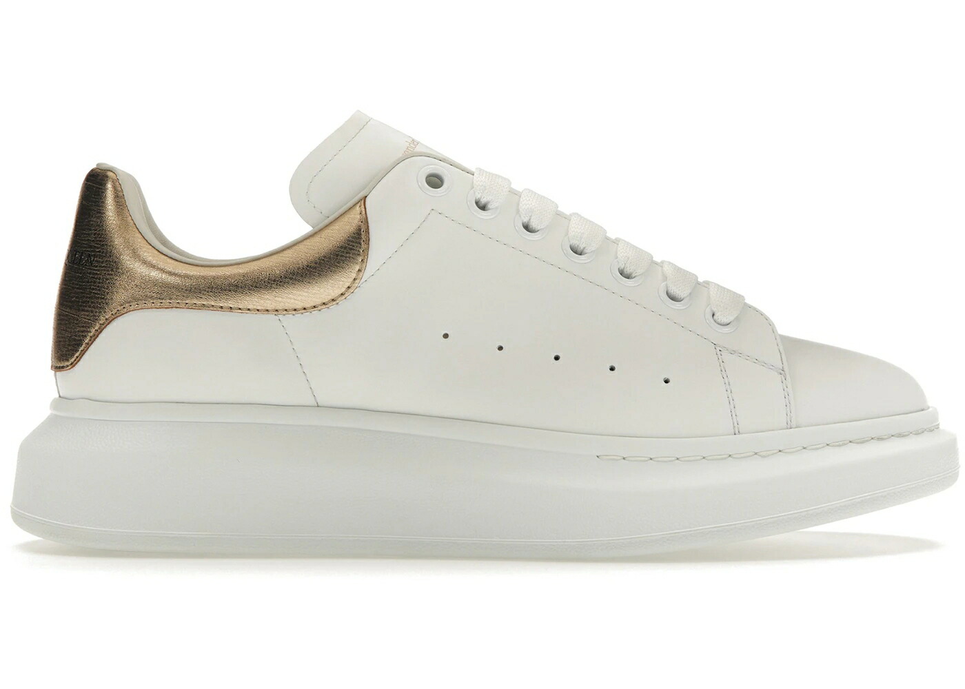 アレキサンダーマックイーン ゴールド 白いこと 白いこと スニーカー メンズ ALEXANDER MCQUEEN ALEXANDER MCQUEEN OVERSIZED LIGHT GOLD / WHITE