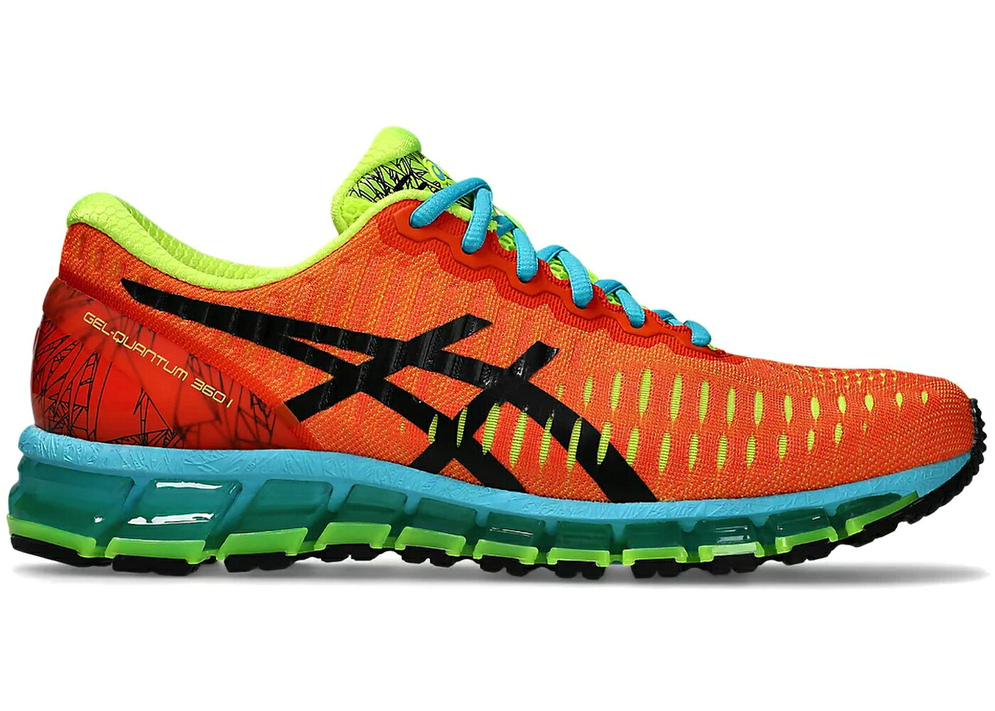 アシックス アクア スニーカー メンズ ASICS GEL-QUANTUM 360 I HABANERO AQUA / HABANERO AQUA