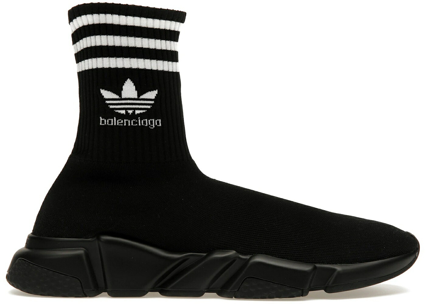 バレンシアガ アディダス スピード トレーナー 黒色 ブラック スニーカー メンズ BALENCIAGA X ADIDAS SPEED TRAINER BLACK /|スニケス