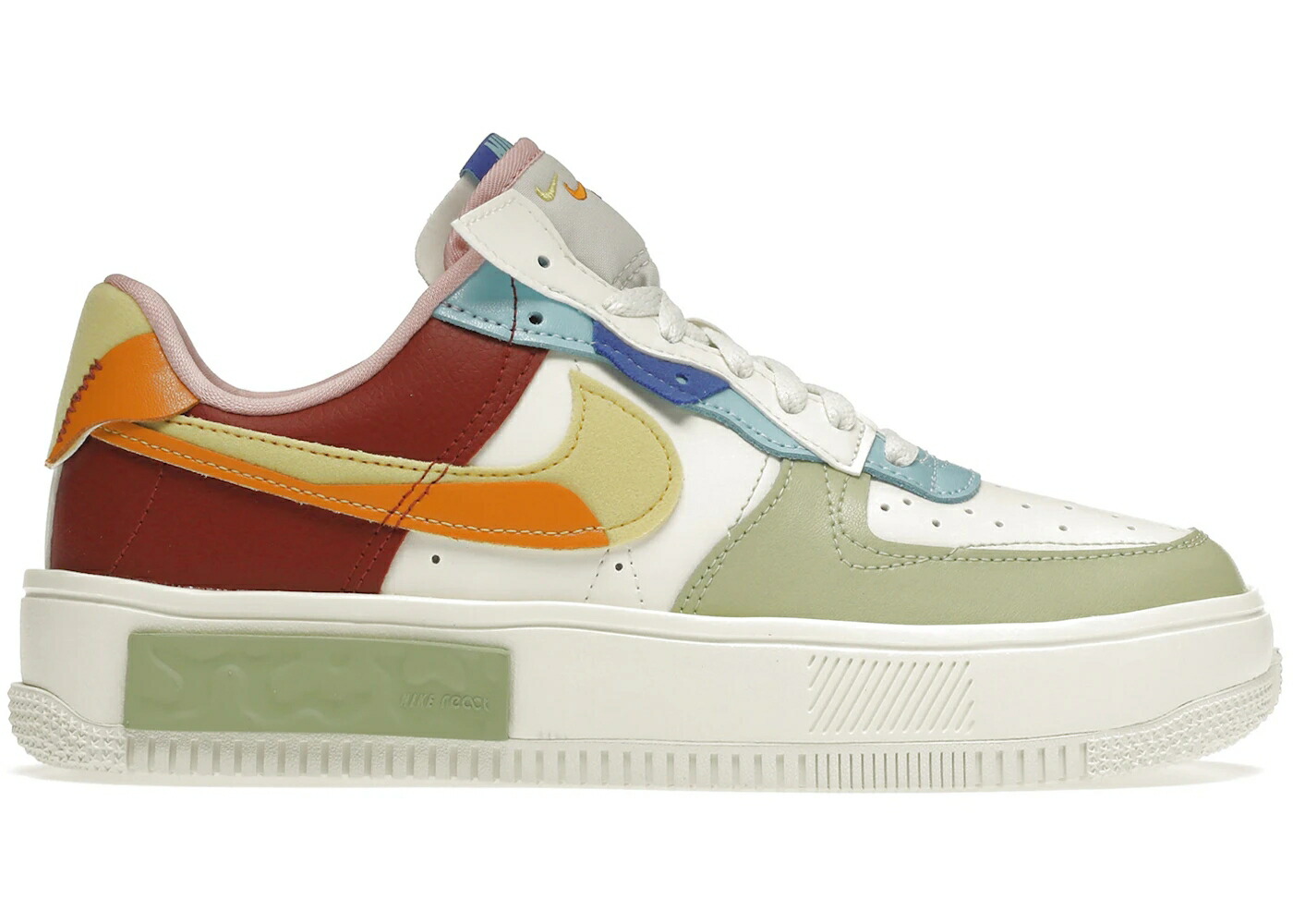 ナイキ 空軍 WOMEN\u0027S スニーカー レディース NIKE AIR FORCE 1 FONTANKA SAIL MULTI (WOMEN\u0027S) / SAIL SUNSET POMEGRANATE SATURN