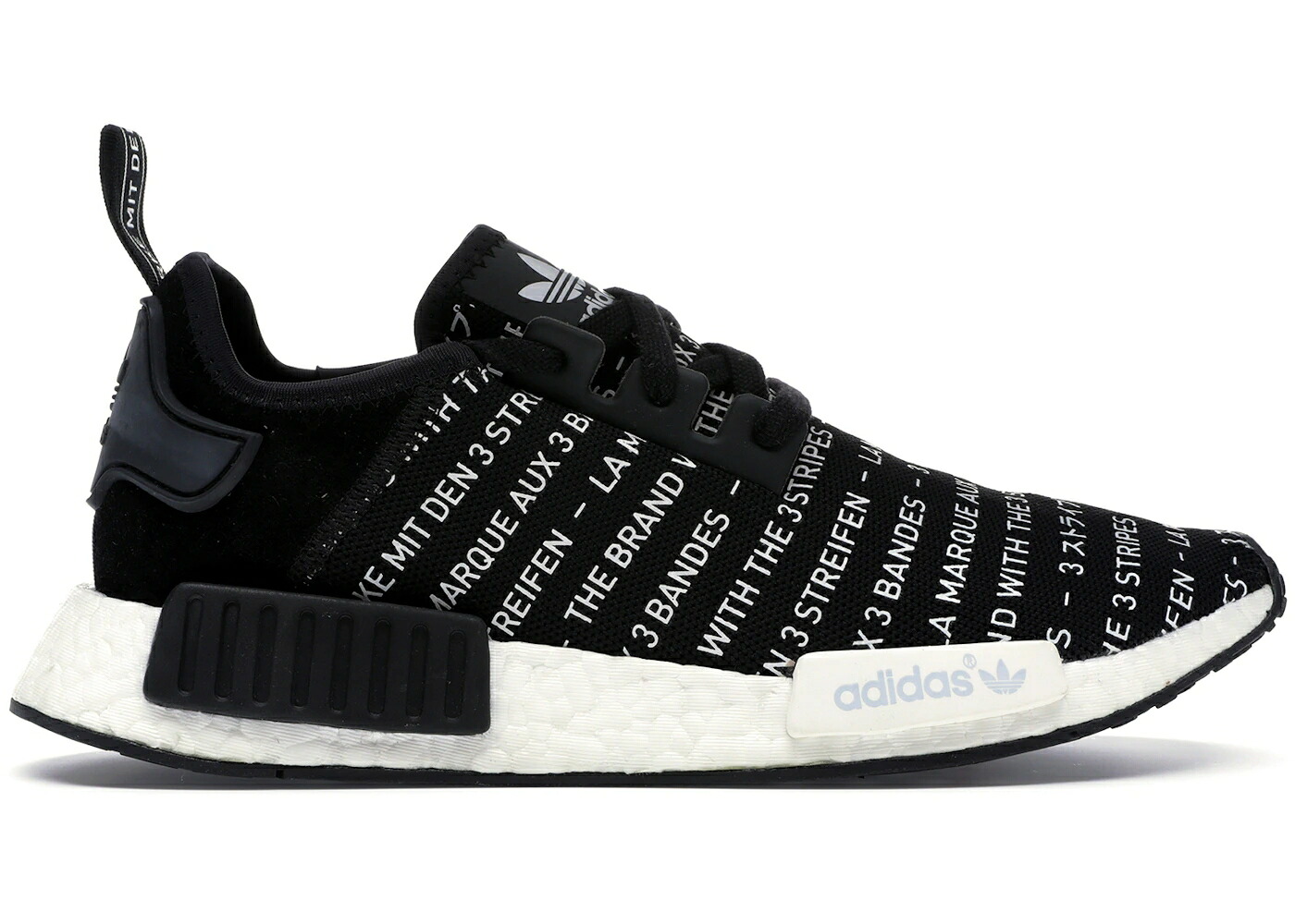 アディダス 黒色 ブラック コア 白色 ホワイト スニーカー メンズ ADIDAS NMD R1 BLACKOUT / BLACK CORE BLACK WHITE｜スニケス 104,700円