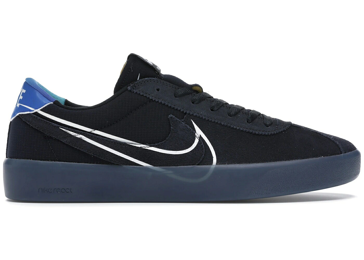 ナイキ エスビー 青色はたご屋 リアクト 翡翆 ジェード スニーカー メンズ NIKE SB BRUIN REACT DARK OBSIDIAN HYPER JADE / DARK OBSIDIAN HYPER JADE ELECTRO 靴-メンズ靴
