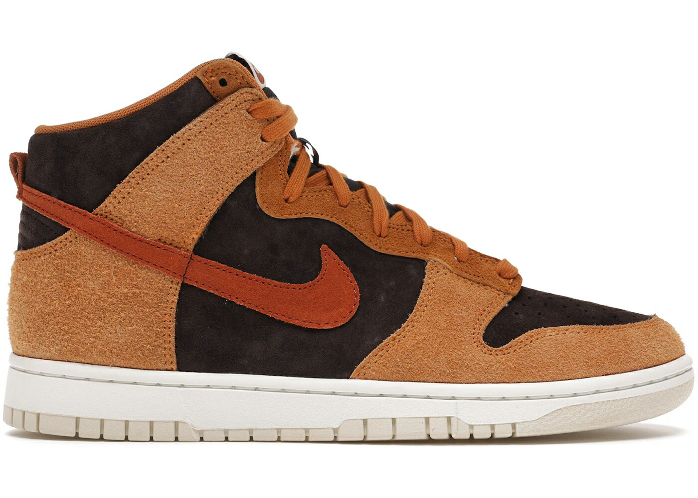 ナイキ ダンク 御機嫌 赤銅色 赤銅色 ダンクハイ スニーカー メンズ NIKE DUNK HIGH PRM DARK RUSSET / VELVET BROWN DARK RUSSET DARK