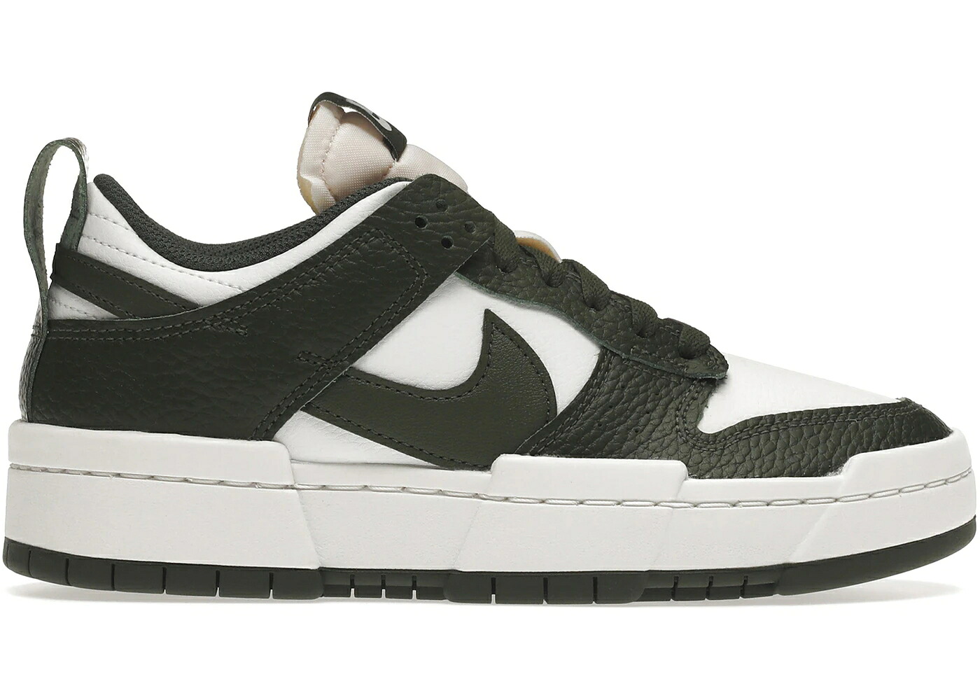 ナイキ ダンク 緑 緑であること 白いこと 白いこと 炭素 ダンクロー WOMEN\u0027S スニーカー レディース NIKE DUNK LOW DISRUPT DARK GREEN WHITE (WOMEN\u0027S) / SUMMIT WHITE CARBON GREEN