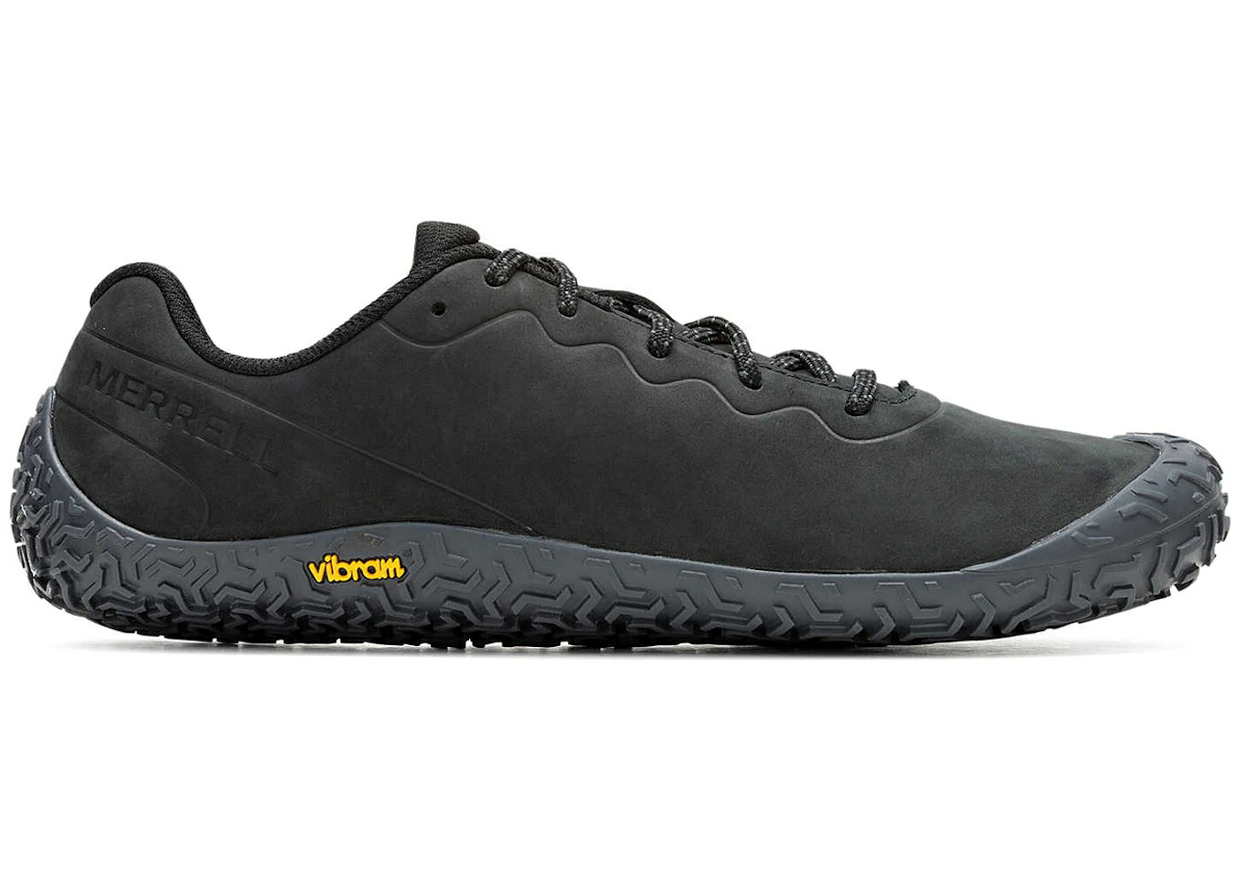 メレル 地球儀 グローブ 地球儀 グローブ なめし革 黒いこと 黒いこと スニーカー メンズ MERRELL VAPOR GLOVE 6 LEATHER BLACK /