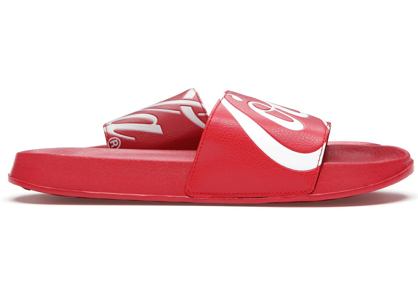 ロゴタイプ 赤 赤いこと 白いこと 白いこと スニーカー メンズ KITH LOGO SLIDES COCA COLA RED / RED WHITE
