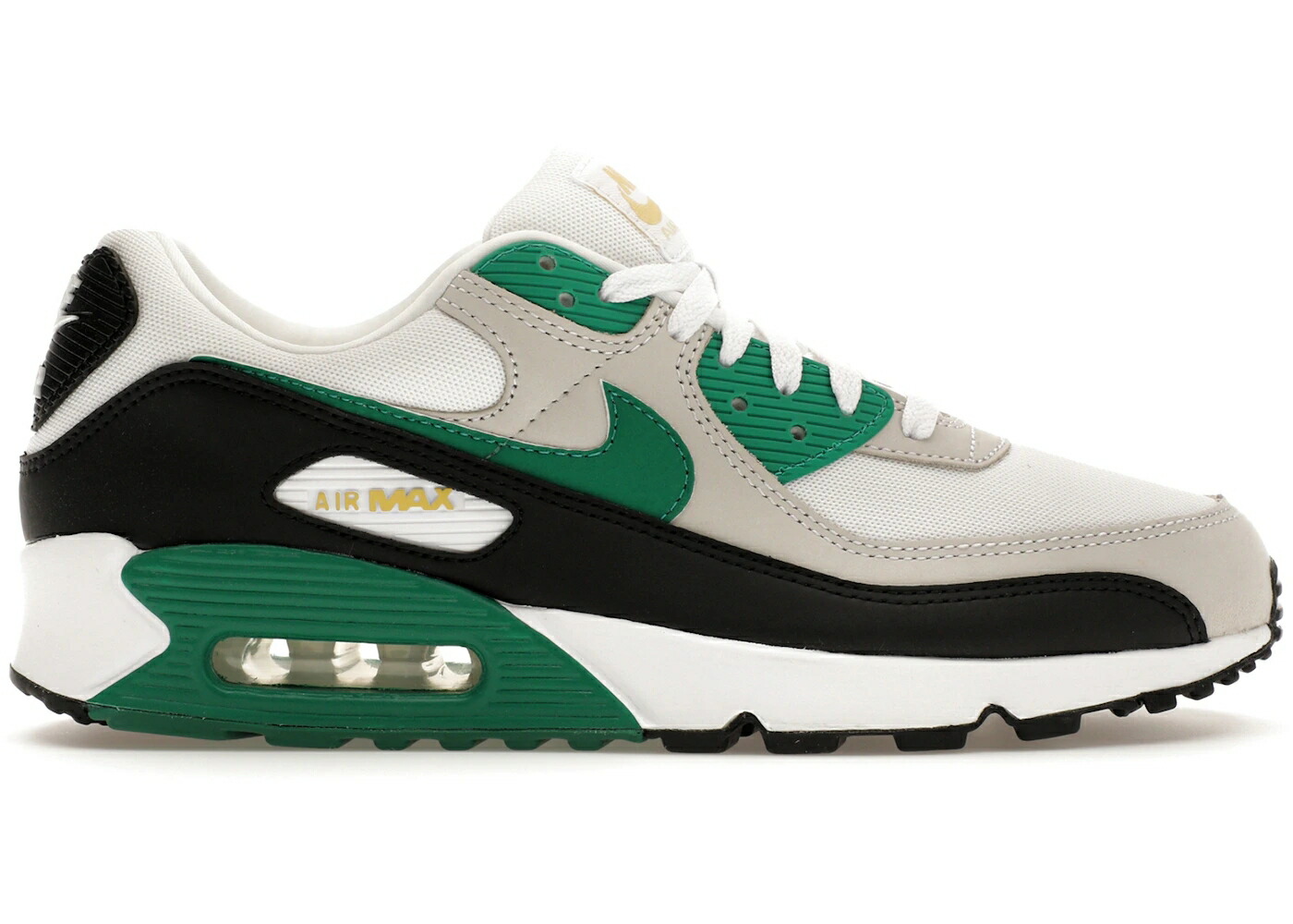 ナイキ マックス 白色 ホワイト 黒色 ブラック エアマックス スニーカー メンズ NIKE AIR MAX 90 MALACHITE / WHITE MALACHITE BLACK MALACHITE