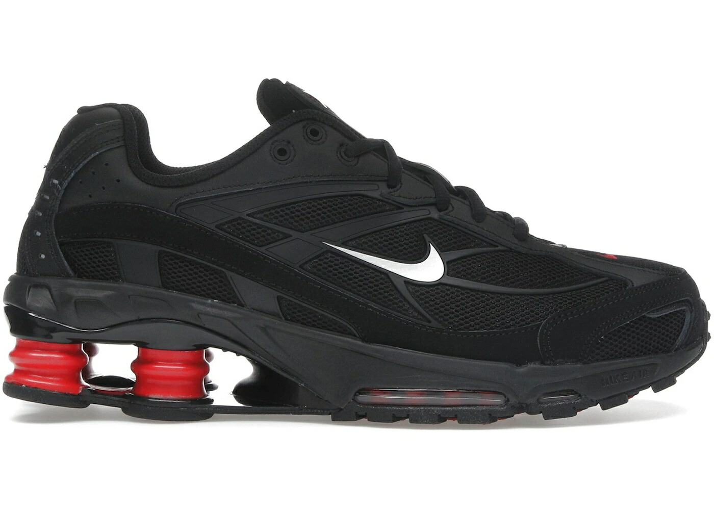 ナイキ ショックス 黒いこと 黒いこと 赤 赤いこと スニーカー メンズ NIKE SHOX RIDE 2 BLACK UNIVERSITY RED / BLACK METALLIC MEDIUM ASH