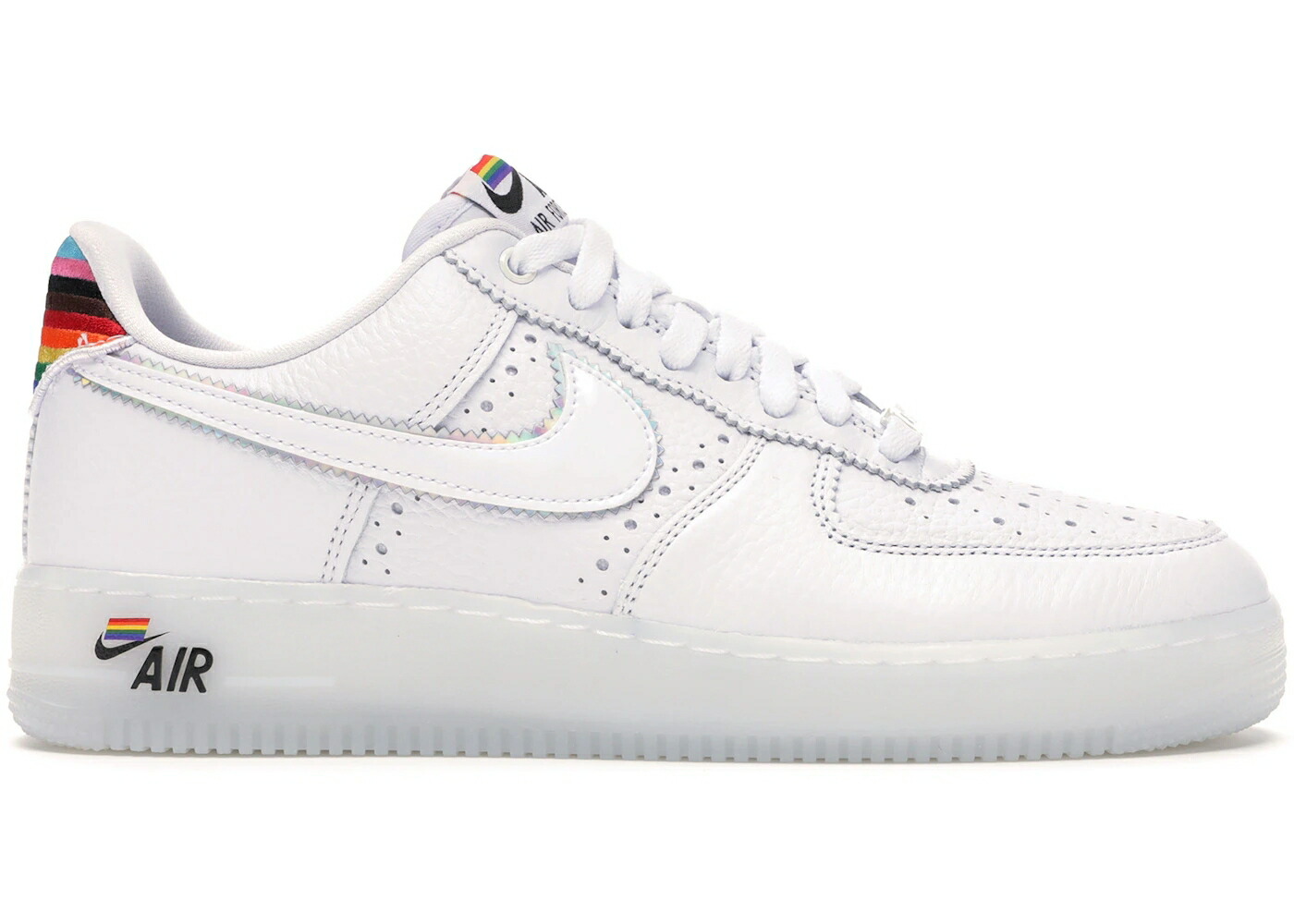 ナイキ 白いこと 白いこと 空軍 スニーカー メンズ NIKE AIR FORCE 1 LOW BE TRUE (2020) / WHITE MULTI COLOR WHITE