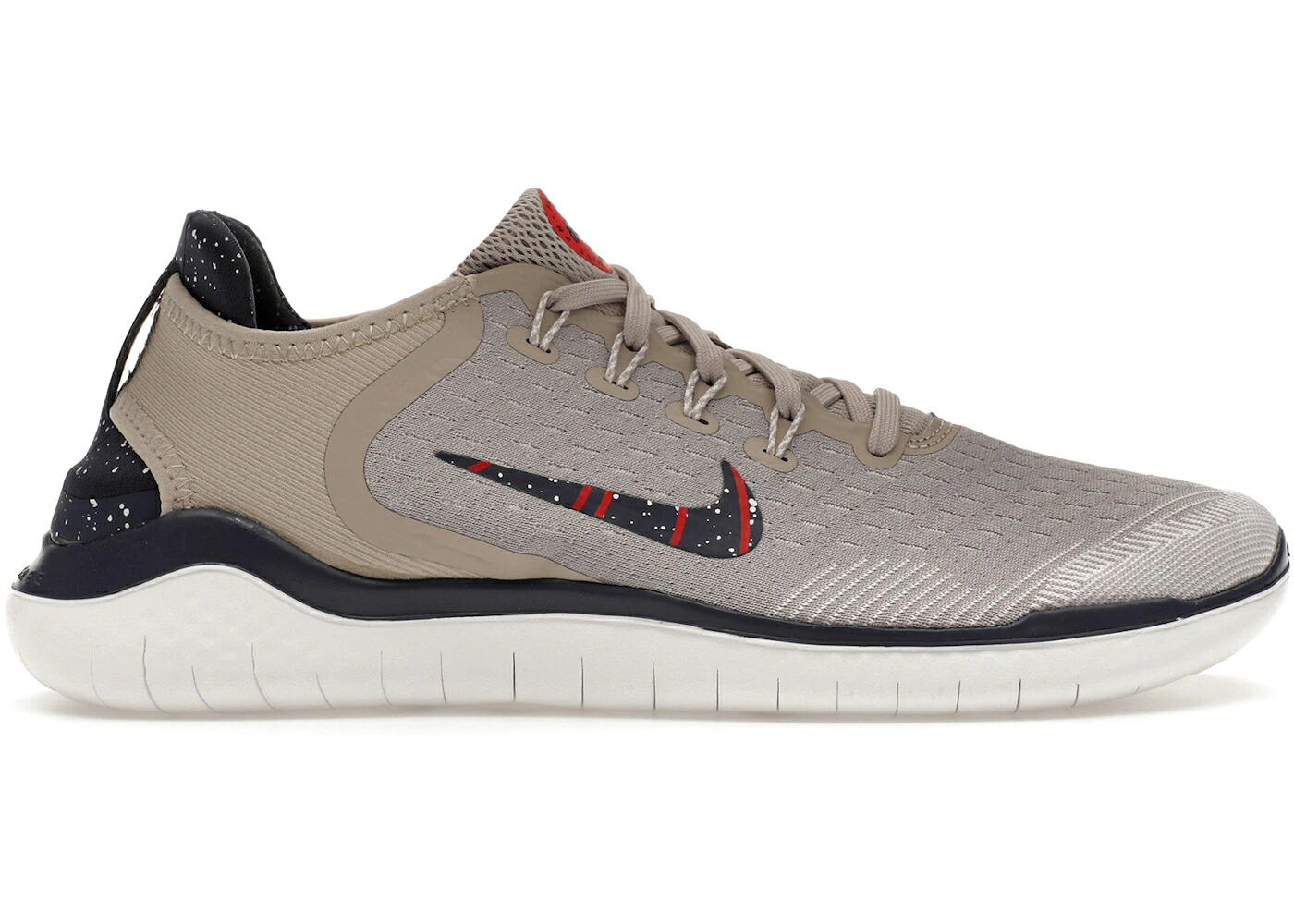 ナイキ フリー 藍色 インディゴ スニーカー メンズ NIKE FREE RN 2018 MOON PARTICLE / MOON PARTICLE NEUTRAL INDIGO