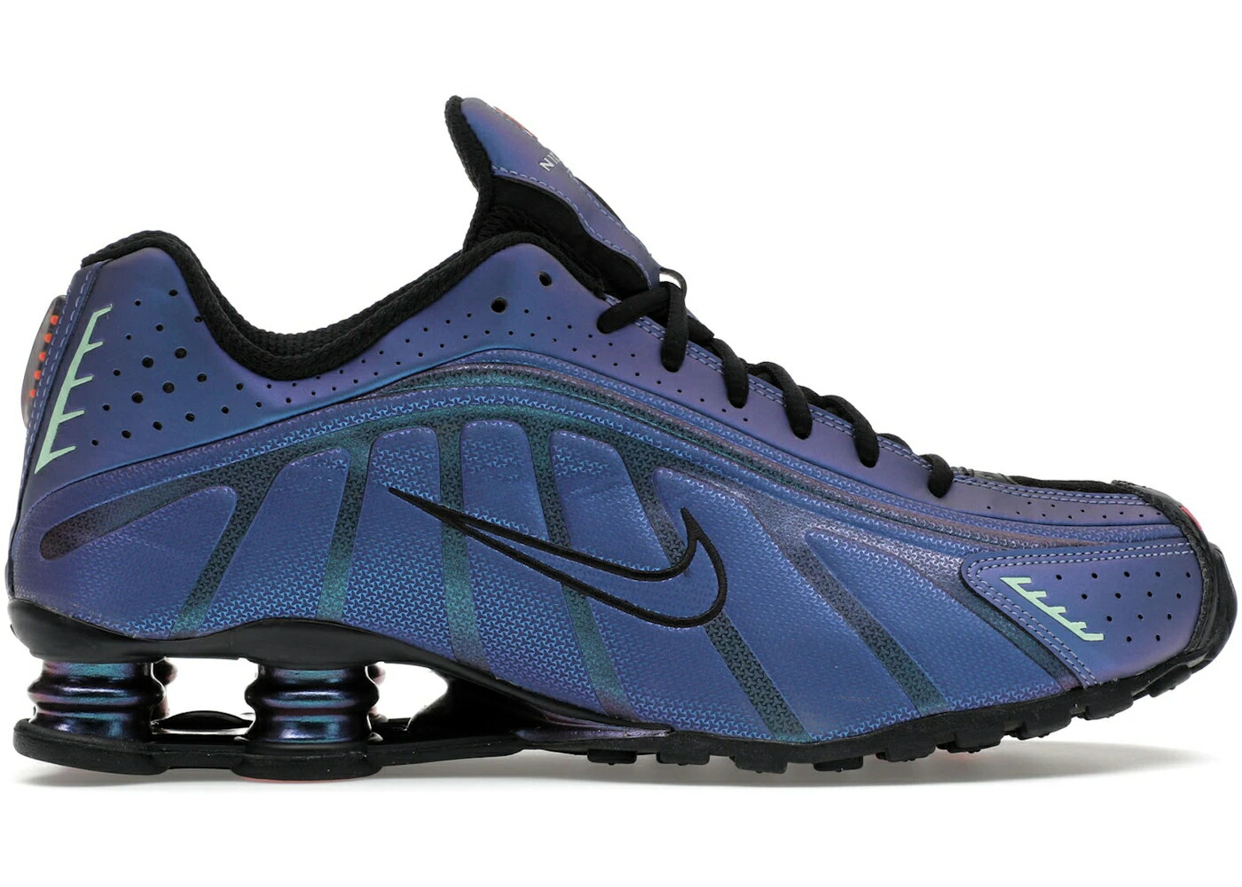 ナイキ ショックス 黒いこと 黒いこと スニーカー メンズ NIKE SHOX R4 IRIDESCENT / IRIDISCENT BLACK