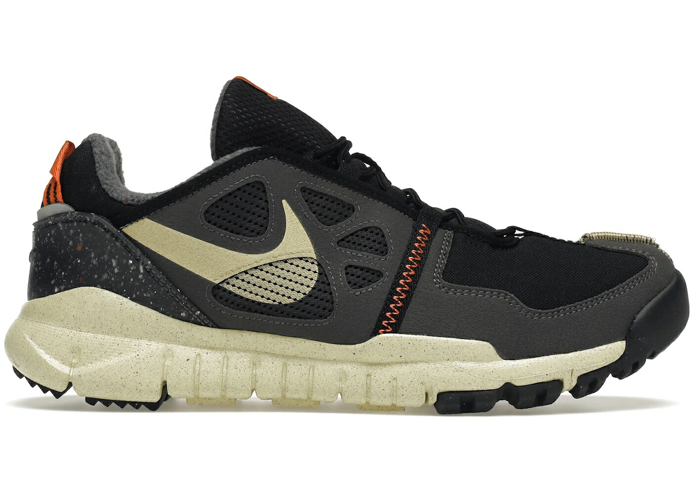 ナイキ 無償性 黒いこと 黒いこと 橙 オレンジ色 スニーカー メンズ NIKE FREE TERRA VISTA BLACK CANVAS / BLACK CANVAS ANTHRACITE ORANGE