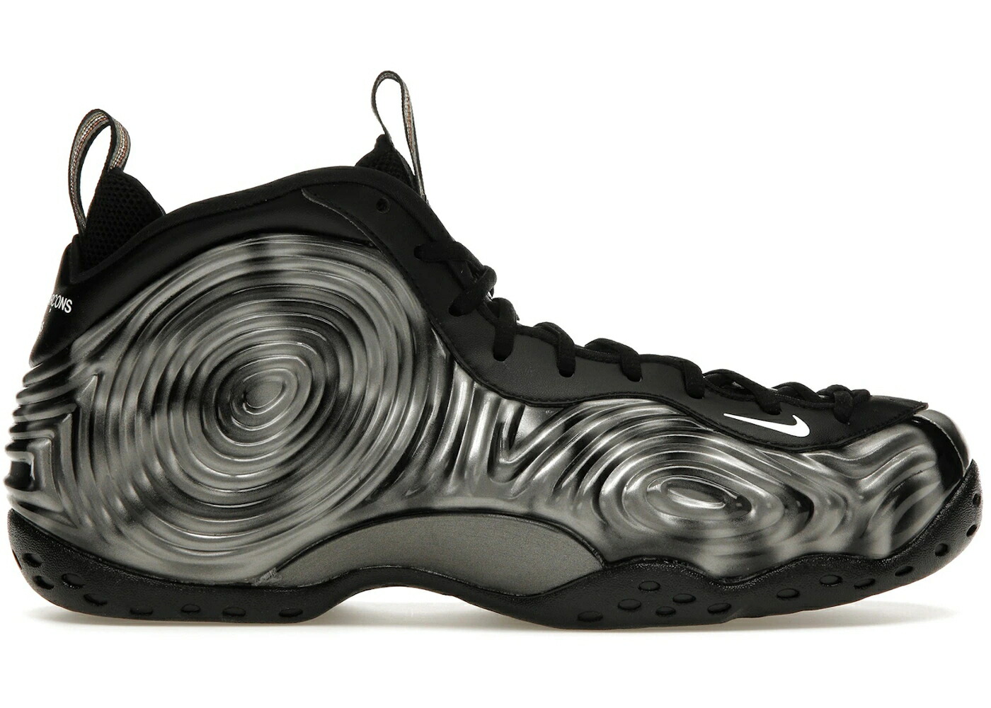 ナイキ フォームポジット 黒色 ブラック 白色 ホワイト コムデギャルソン スニーカー メンズ NIKE FOAMPOSITE ONE SP COMME DES GARCONS HOMME PLUS CAT EYE / BLACK WHITE