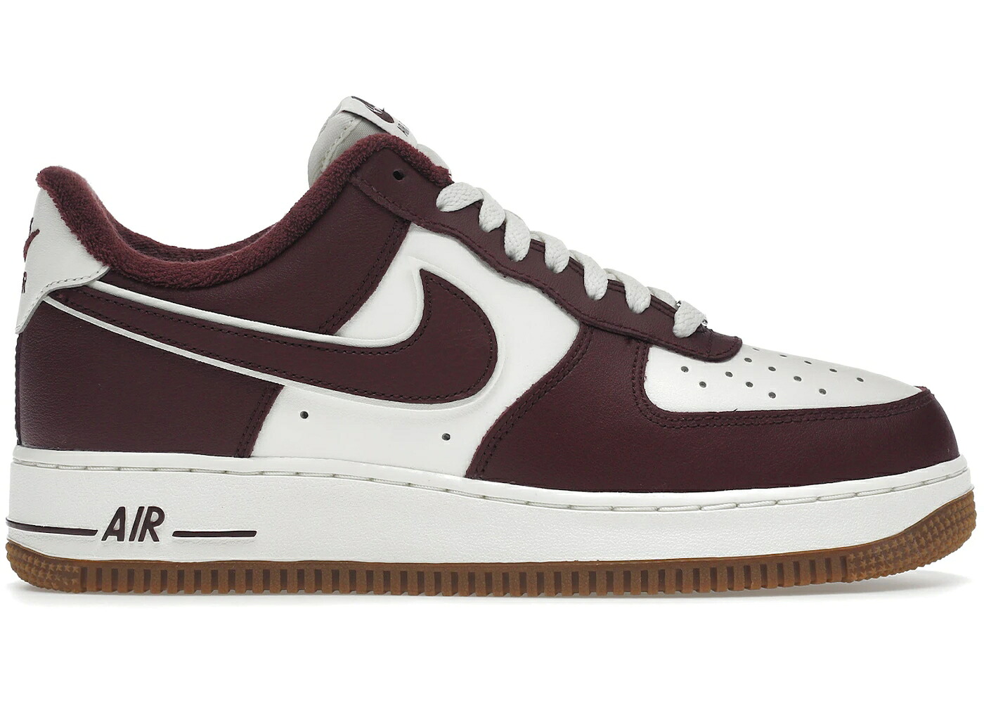 ナイキ 分科大学 ナイト爵 マルーン 空軍 スニーカー メンズ NIKE AIR FORCE 1 LOW COLLEGE PACK NIGHT MAROON / SAIL NIGHT MAROON GUM MEDIUM
