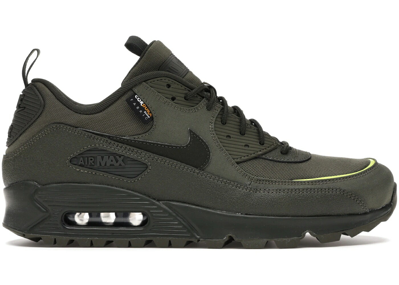 ナイキ マックス 積貨委託貨物 カーキ 大気圏マックス スニーカー メンズ NIKE AIR MAX 90 SURPLUS CARGO KHAKI / CARGO KHAKI LEMON VENOM SEQUOIA