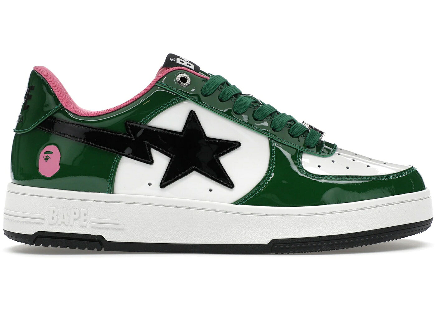 ベイプ 緑 グリーン #1 スニーカー メンズ BAPE A BATHING APE STA GREEN /
