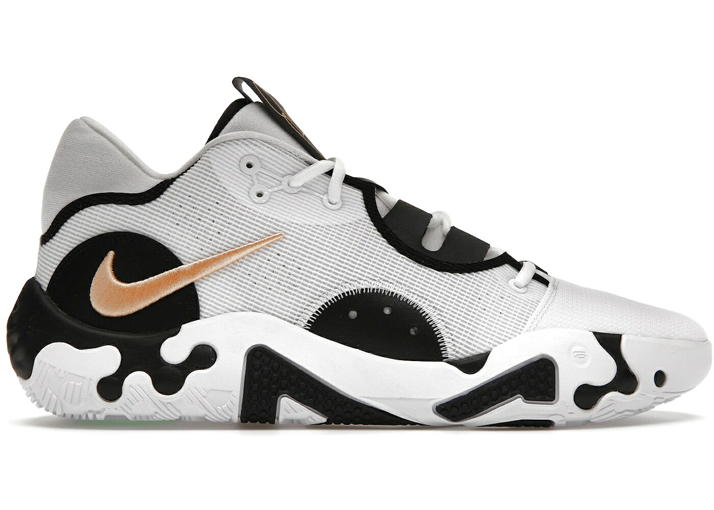 ナイキ 白色 ホワイト 黒色 ブラック 橙 オレンジ スニーカー メンズ NIKE PG 6 WHITE BLACK ORANGE CHALK / WHITE ORANGE CHALK BLACK