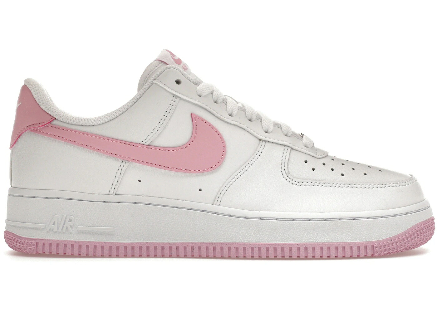 ナイキ 白いこと 白いこと サクラ色 ライズ 空軍 \u002707 スニーカー メンズ NIKE AIR FORCE 1 LOW BUBBLEGUM / WHITE PINK RISE WHITE 靴-メンズ靴-スニーカー