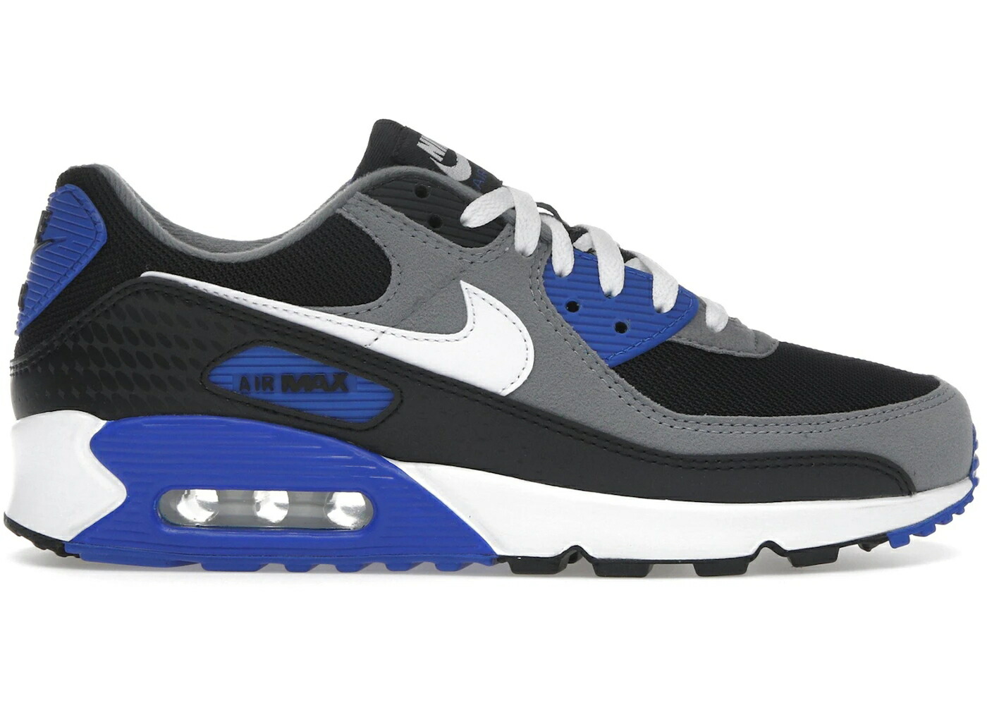 ナイキ マックス 青み 青色 黒いこと 黒いこと 白いこと 白いこと 大気圏マックス スニーカー メンズ NIKE AIR MAX 90 LYON BLUE / BLACK WHITE LYON BLUE