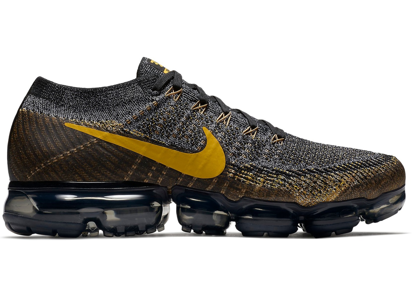 gold and black vapormax